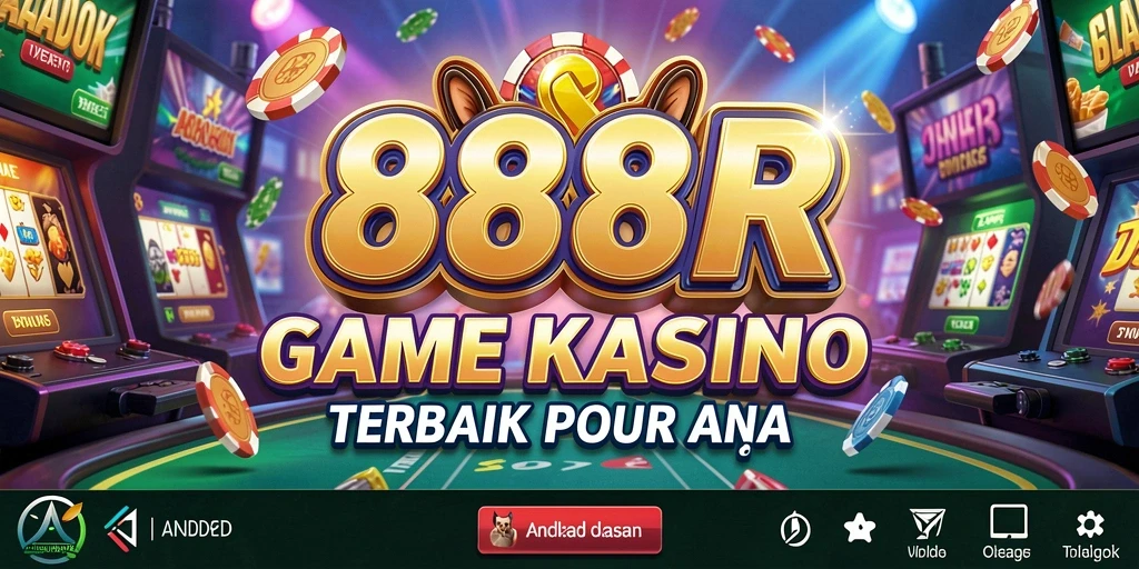 Tampilan gameplay menarik dari 888R yang menyajikan berbagai permainan Kasino.
