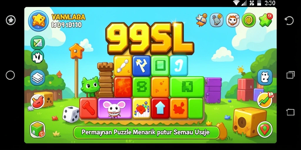 Gameplay seru dan menarik pada game Puzzle 99SL.