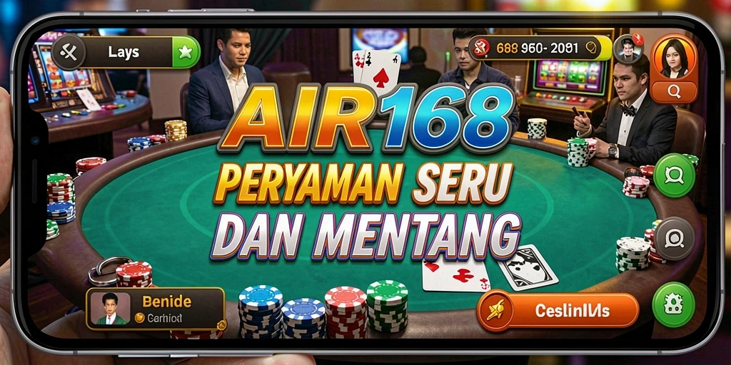 Tampilan menarik dari gameplay Poker di AIR168 yang penuh aksi.