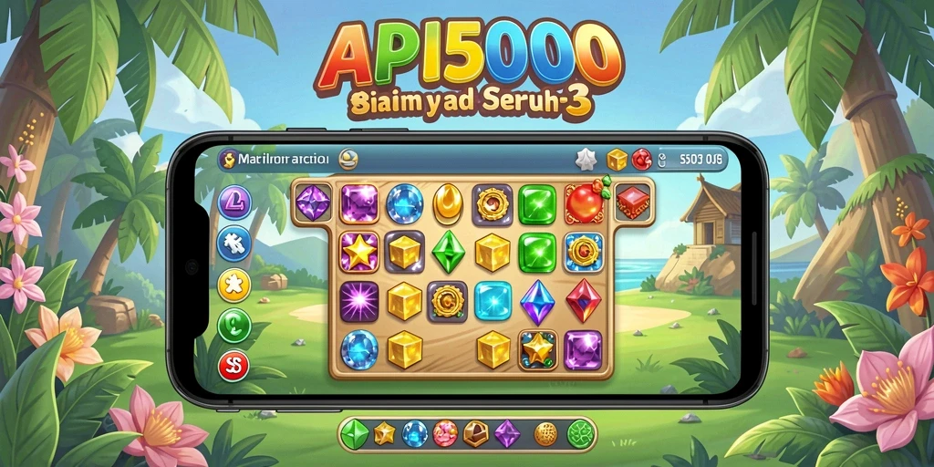 Tangkapan layar gameplay API5000 yang menampilkan keseruan menyusun item.