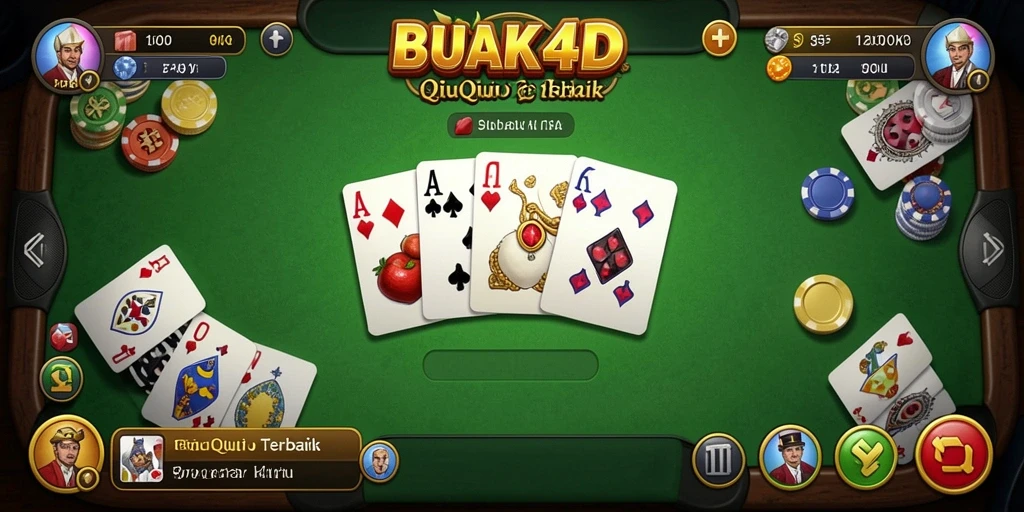 Screenshot menunjukkan aksi seru dalam permainan QiuQiu BUAH4D.