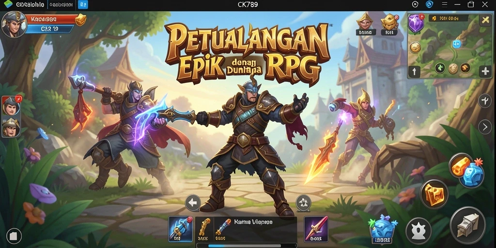 Tangkapan layar dari gameplay CK789 yang menegangkan dan mendebarkan.
