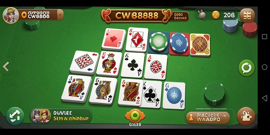 Tampilan gameplay menarik dari CW8888 yang mengasyikkan.