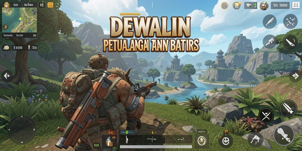 Gameplay terbuka yang menggugah selera di DEWALIN.