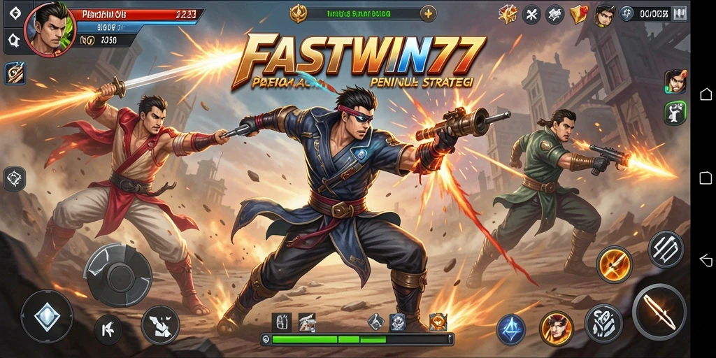Tangkapan layar dari pertarungan mendebarkan dalam FASTWIN77 dengan aksi penuh semangat.