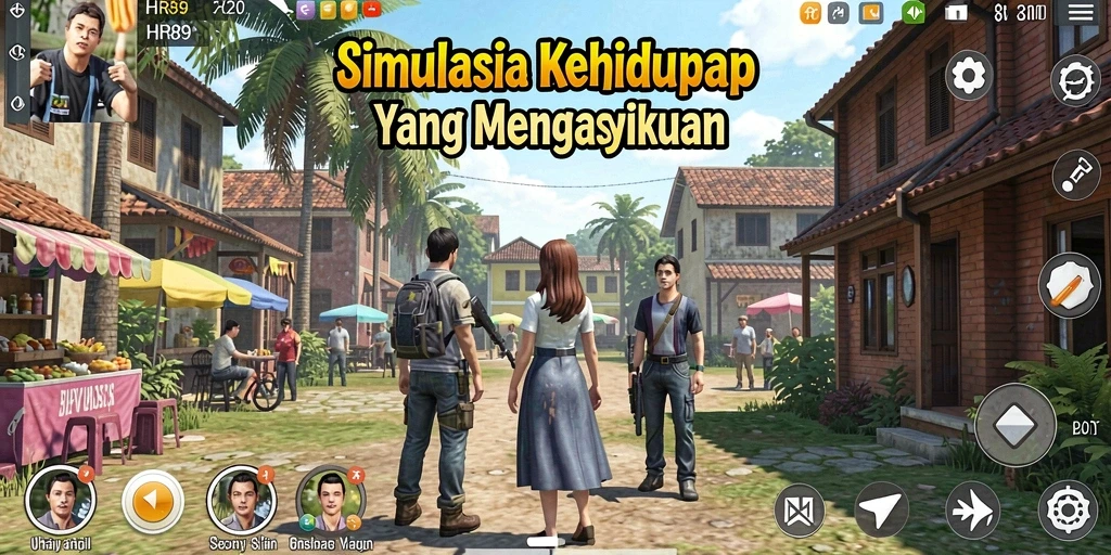 Tampilan gameplay menarik dari HR89 dengan karakter dan lingkungan yang dinamis.