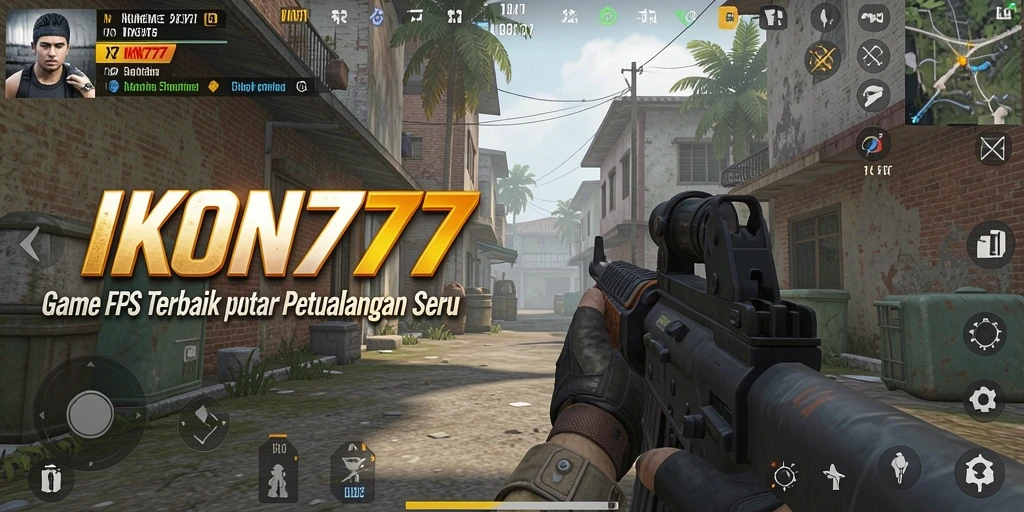 Tampilan gameplay menegangkan di IKON777 dengan aksi tembak-menembak yang seru.