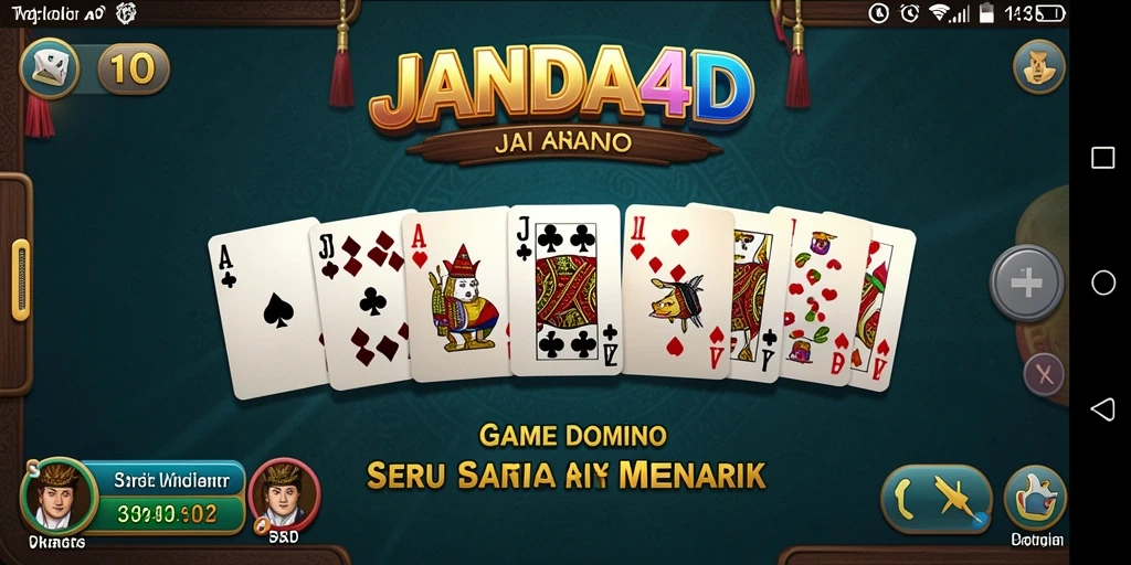 Tampilan screenshot dari gameplay Domino yang seru.