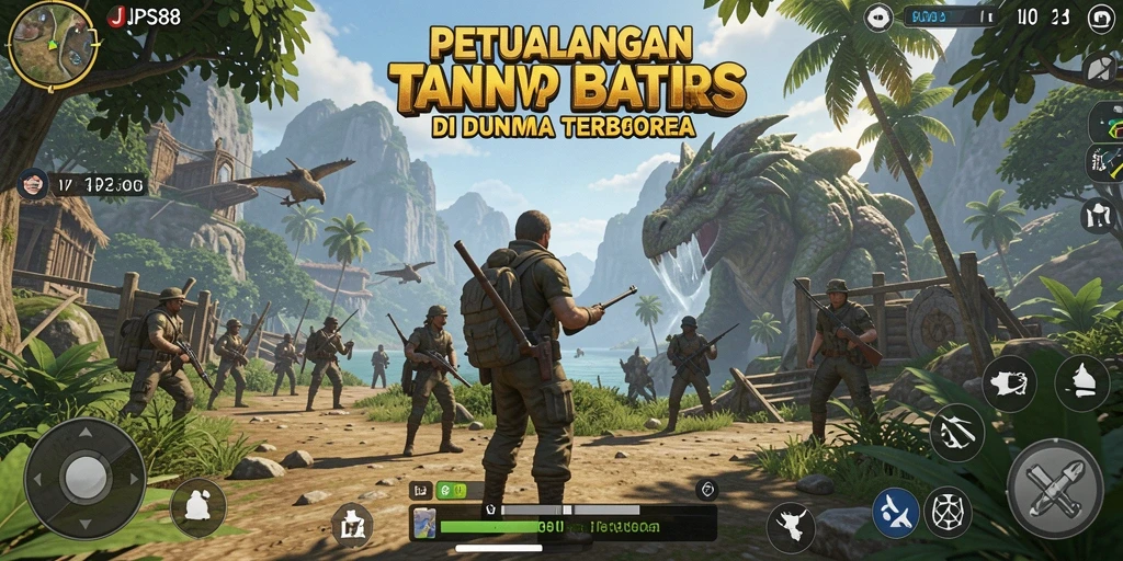 Tampilan gameplay JPS88 dengan eksplorasi mendalam di dunia terbuka.