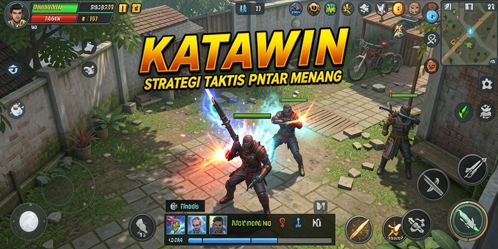 Tampilan gameplay KATAWIN yang seru dan strategis.