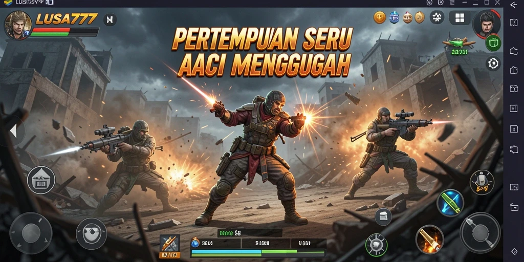 Tampilan gameplay LUSA777 yang penuh aksi dan seru.