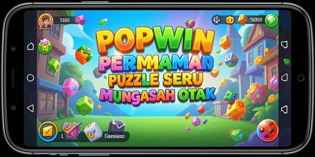 Tampilan gameplay POPWIN yang penuh tantangan Puzzle.
