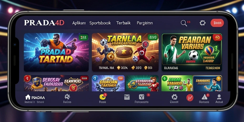 Tampilan antarmuka PRADA4D yang menarik dan fungsional.