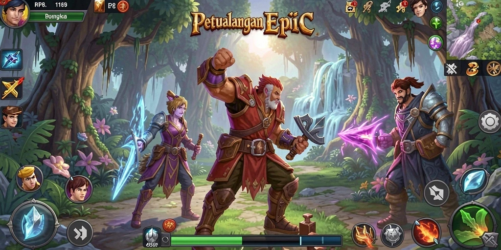 Tampilan gameplay RP8 yang mengesankan dan seru.