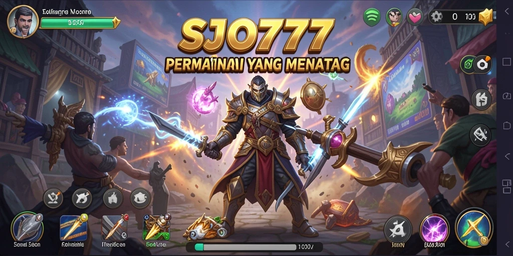 Tangkapan layar SJO777 menampilkan aksi pertempuran yang mendebarkan.