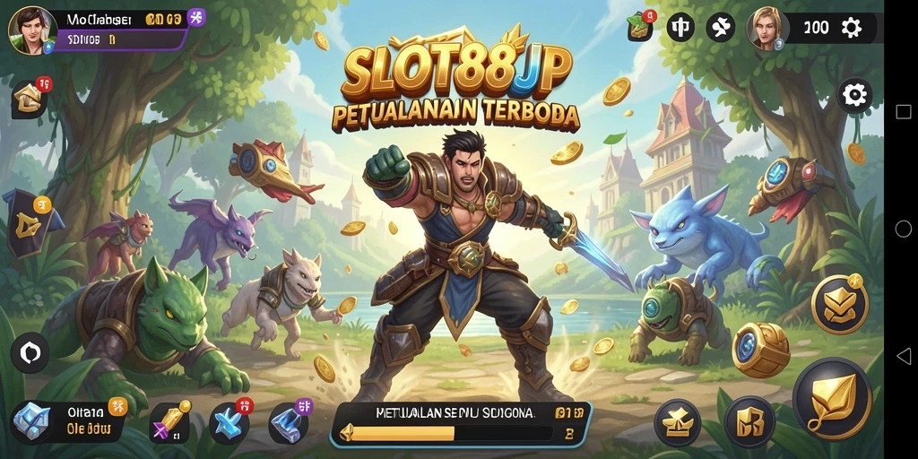 Tampilan gameplay SLOT88JP yang menakjubkan dalam dunia terbuka.