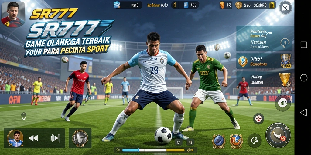 Tampilan gameplay SR777 yang memikat dan penuh aksi olahraga.