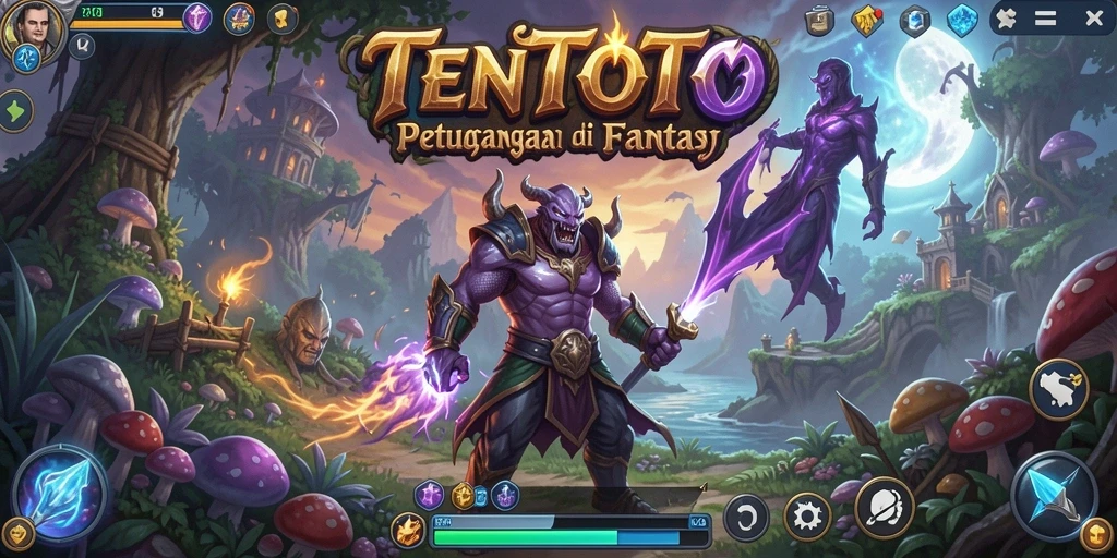Tampilan gameplay TENTOTO menampilkan petualangan yang mendebarkan.